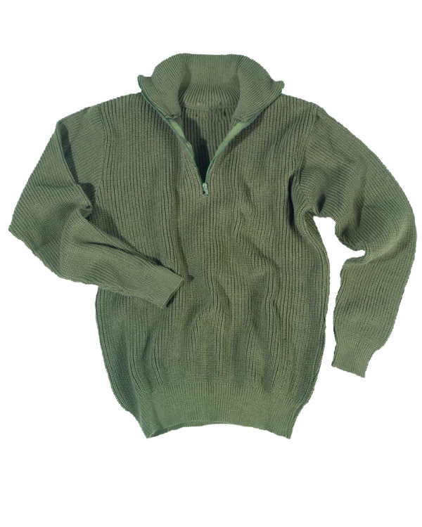Maglione militare Troyer verde MIL-TEC