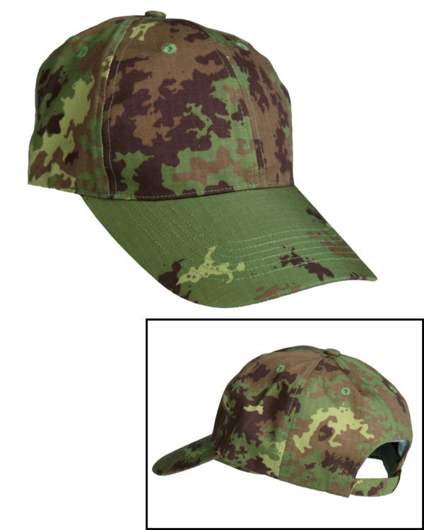 Cappellino con visiera vegetato MIL-TEC