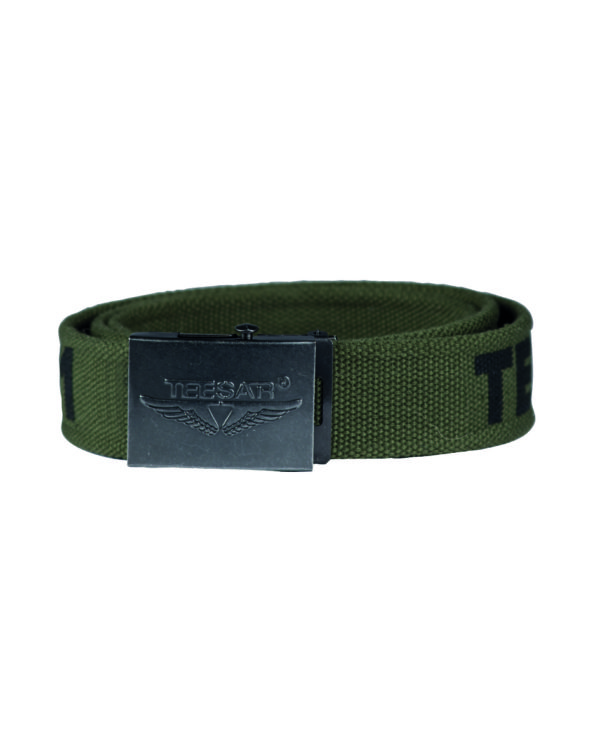 Cintura fibbia logo TEESAR verde miltec