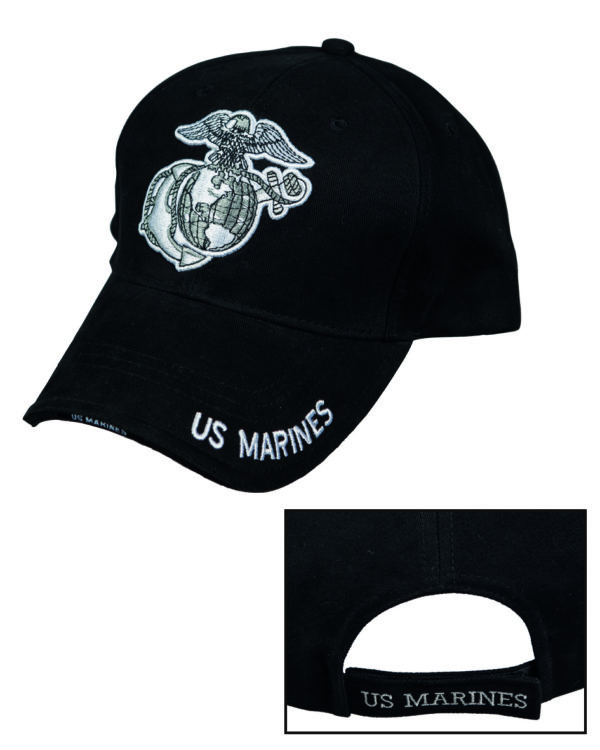 cappello marines nero miltec